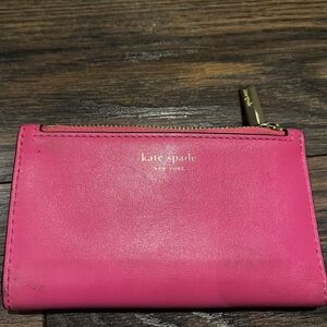 Small Slim Bifold Wallet - Pink - Kate Spade